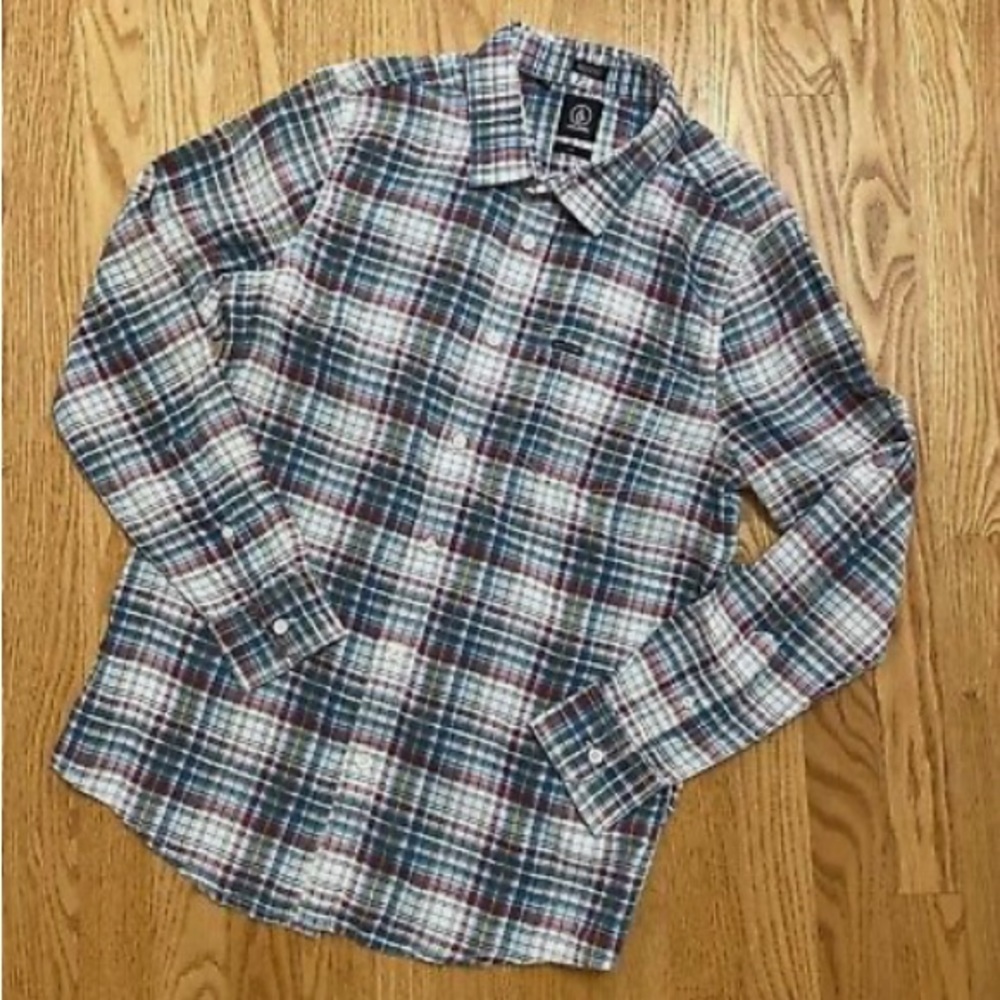 Volcom Plaid Button Up - Picture 4 of 8